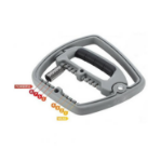 تصویر  فنر تقویت مچ و ساعد متغیر MEGAFITNESS کد HG-100