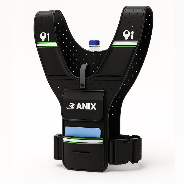 تصویر  جلیقه ورزشی چندکاره دنیکس وست مدل Danix-2 مشکی