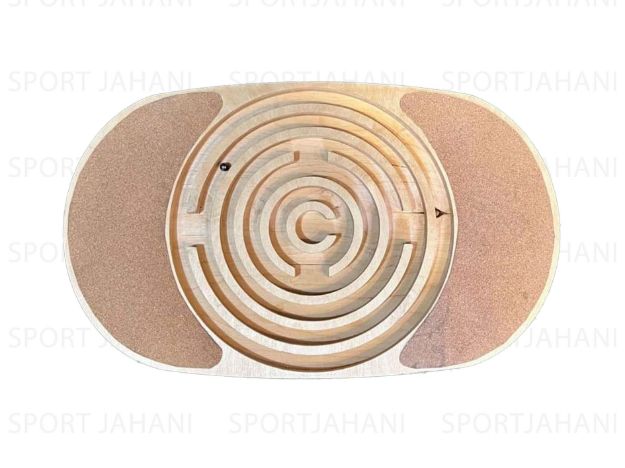 تصویر  تخته تعادل چوبی هزارتو